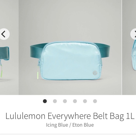lululemon athletica Handbags - Lululemon Everywhere Belt Bag 1L Icy Blue/Elton Blue